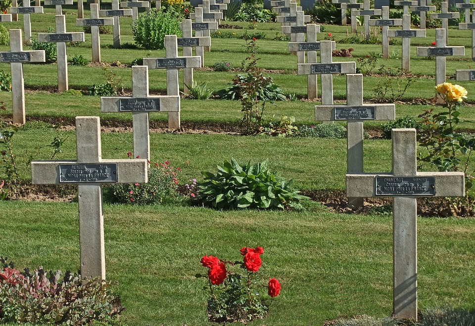 graves, headstone, cross