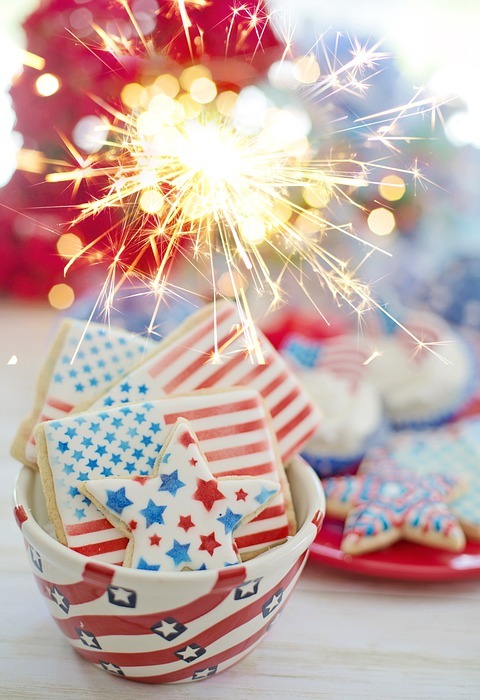 fourth of july, cookies, celebration