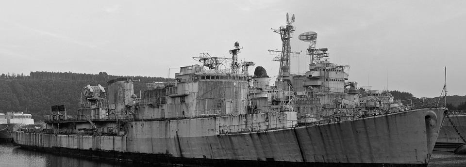 ship, military, abandoned