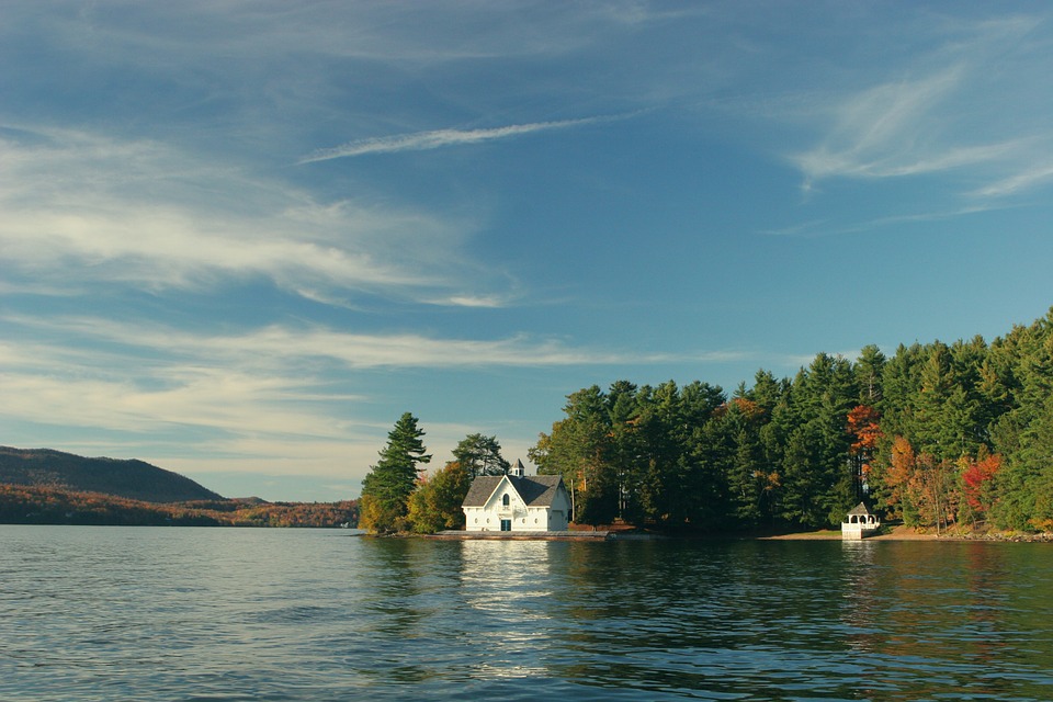 quebec, secluded, house