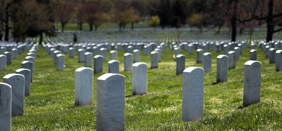 arlington national cemetery, headstones, military grave