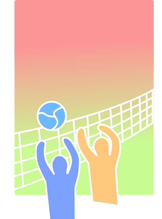 volleyball, beach volley, sport