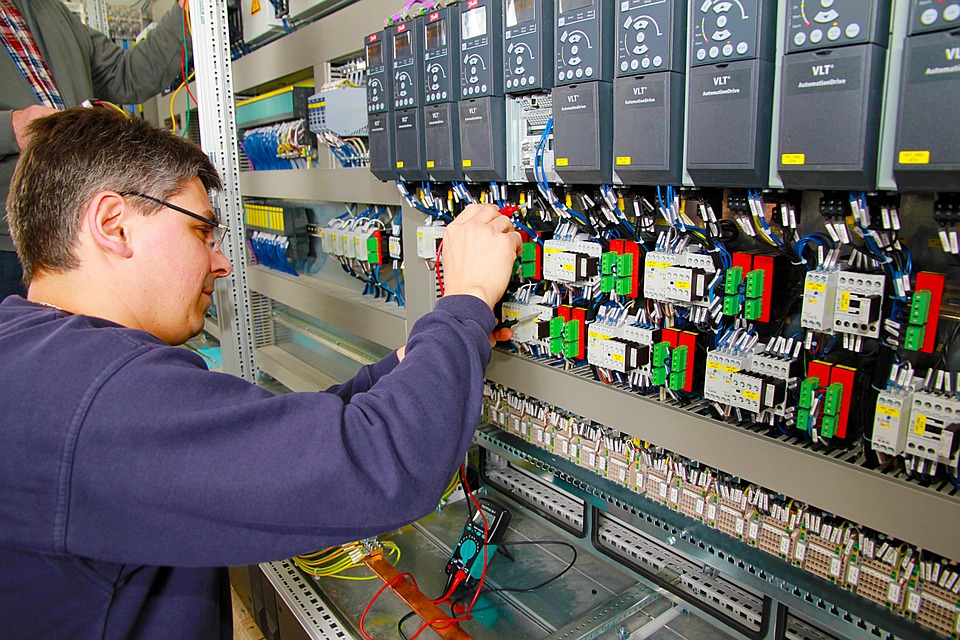 control cabinet, power plant, automation