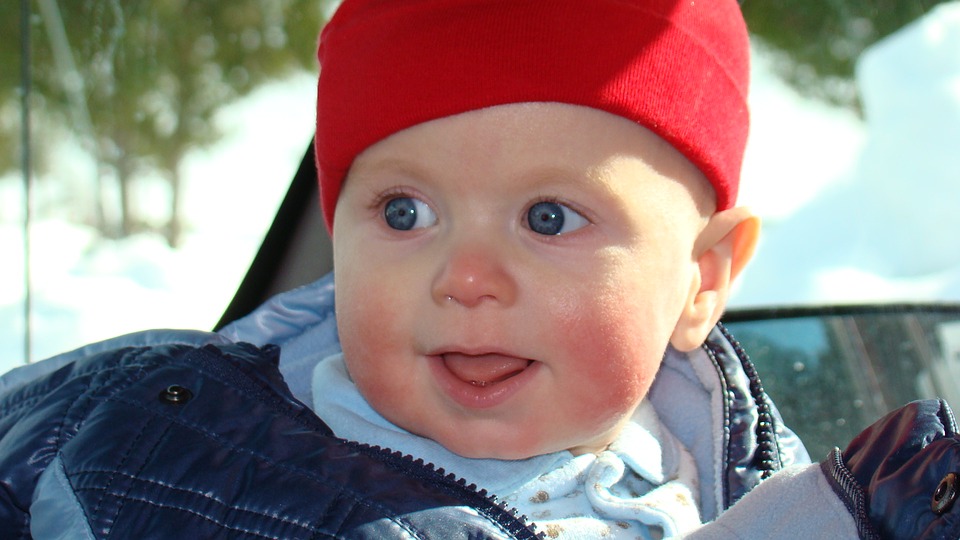 baby boy red hat