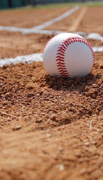 baseball, ball, gravel