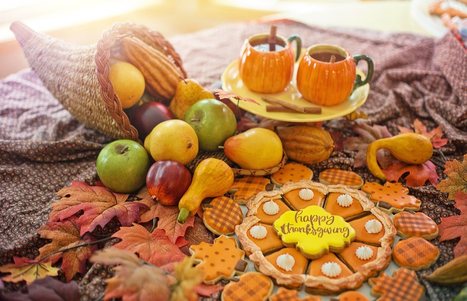 thanksgiving, autumn, cookies