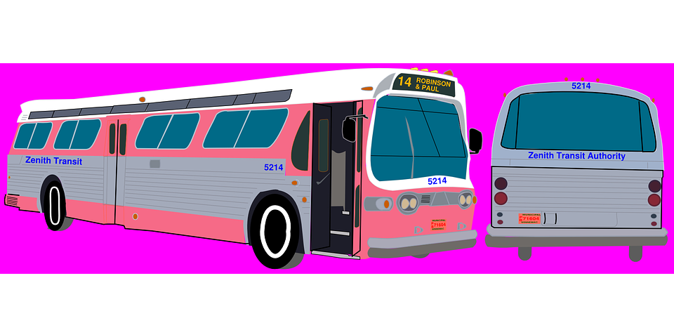 bus, public transport, transportation