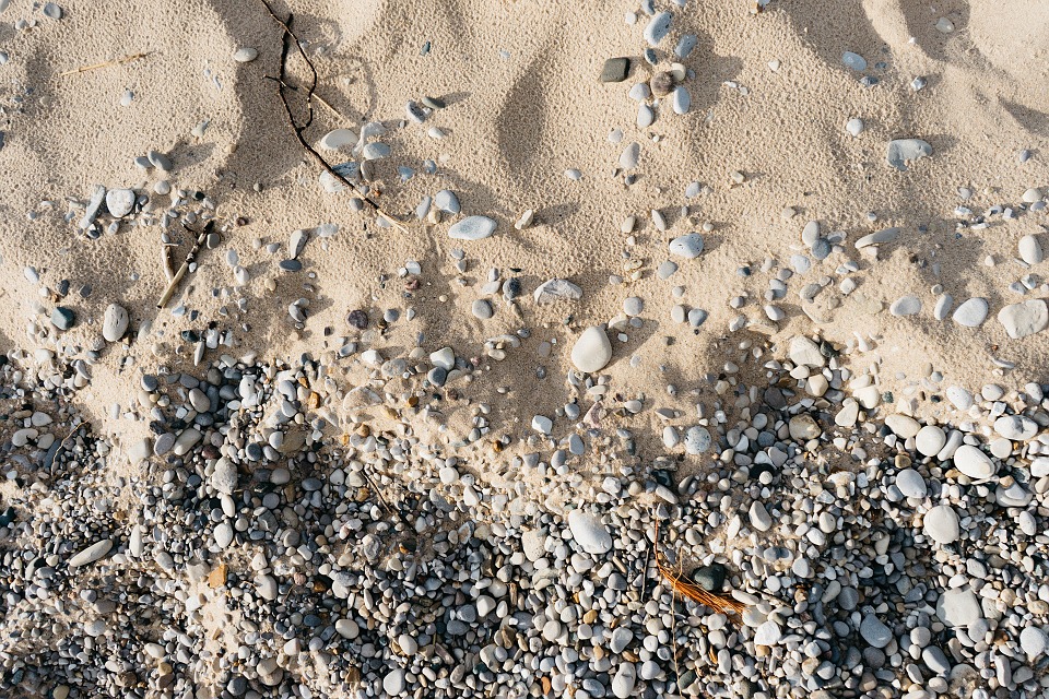 beach, pebbles, stones