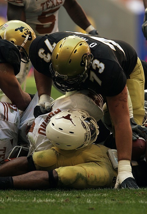 football, pile up, action