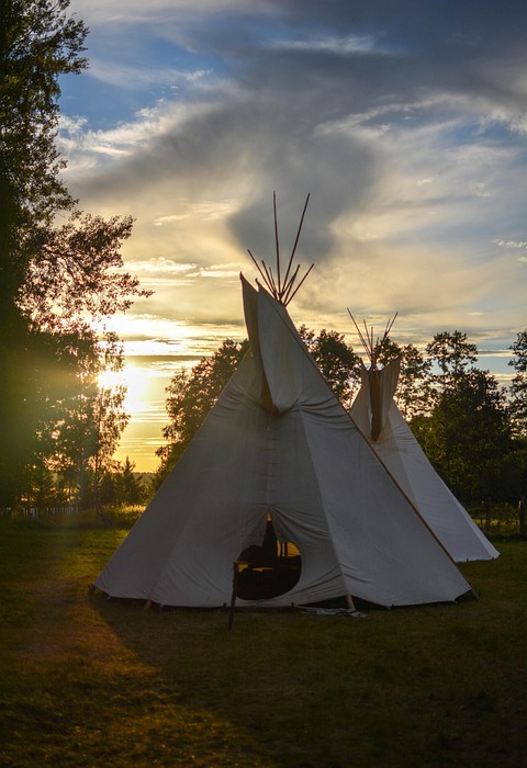 teepee, tent, camping