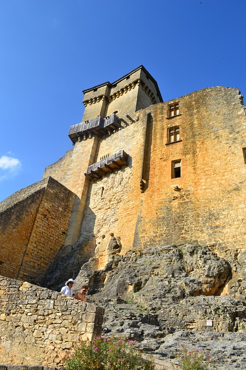 castle, medieval castle, stone wall