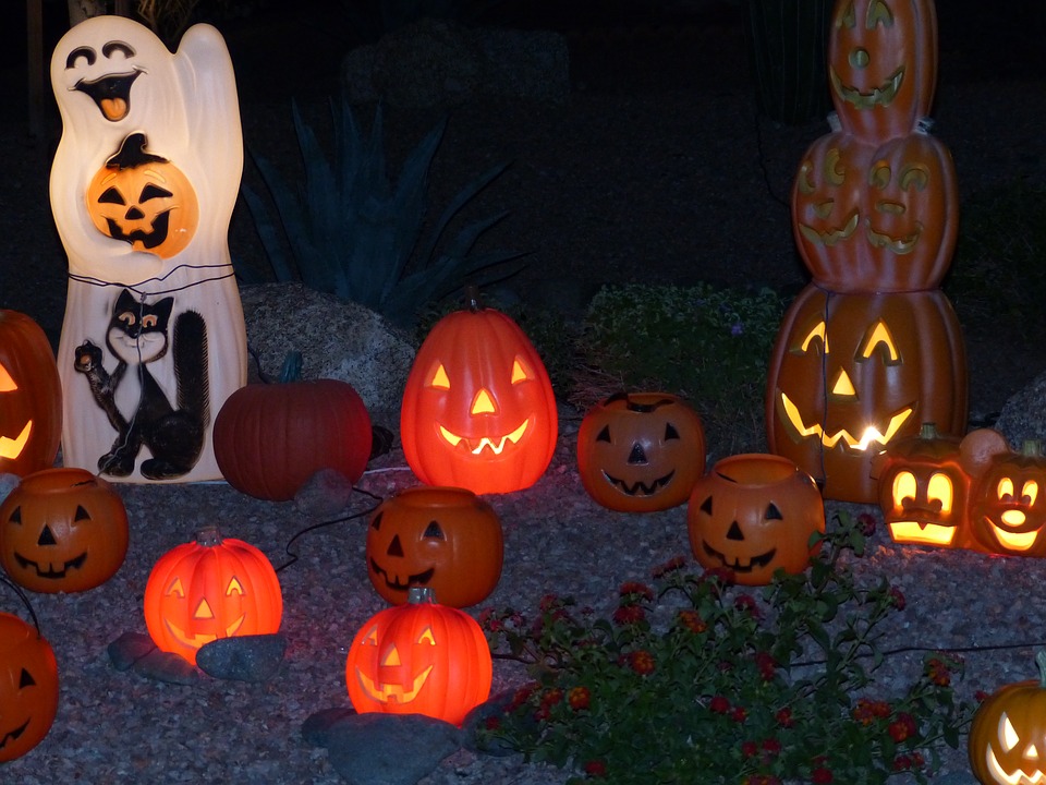 halloween, ghosts, pumpkin