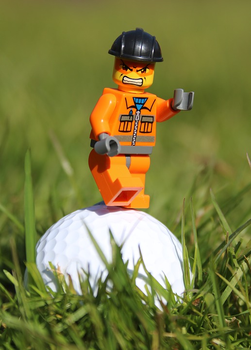 golf, golf ball, angry