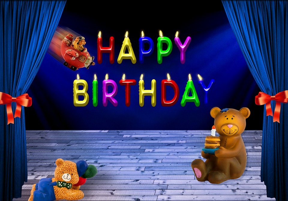 birthday, happy birthday, bear