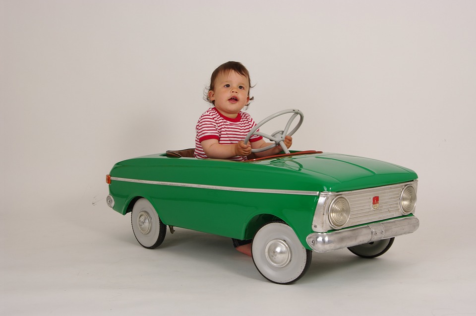 small pedal car
