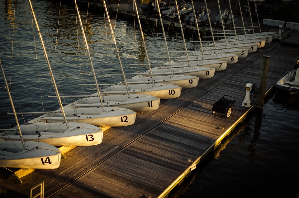 sail boats, jetty, regatta