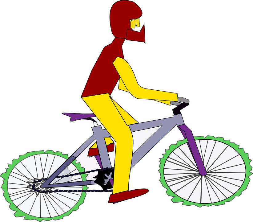 riding bicycle, transportation, sport