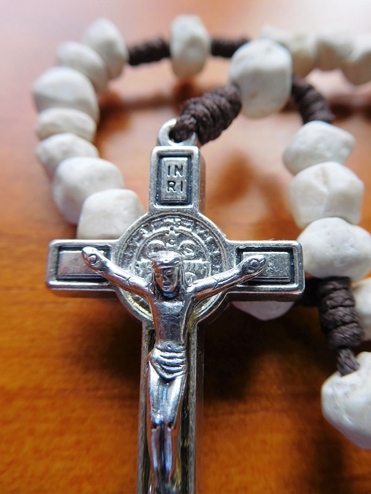 rosary, cross, catholic