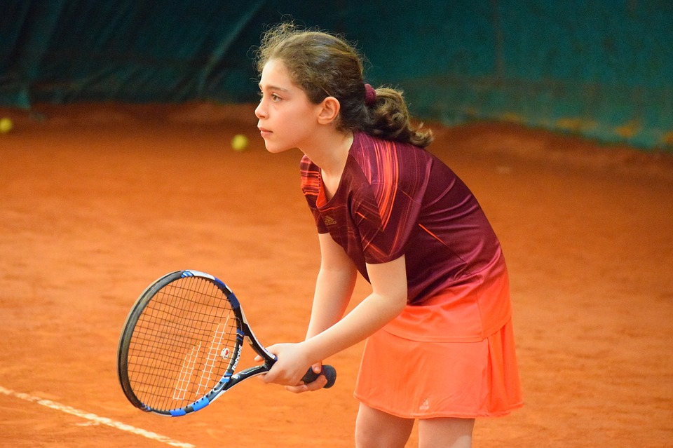 tennis, girl, sport
