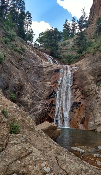 waterfall, colorado, nature