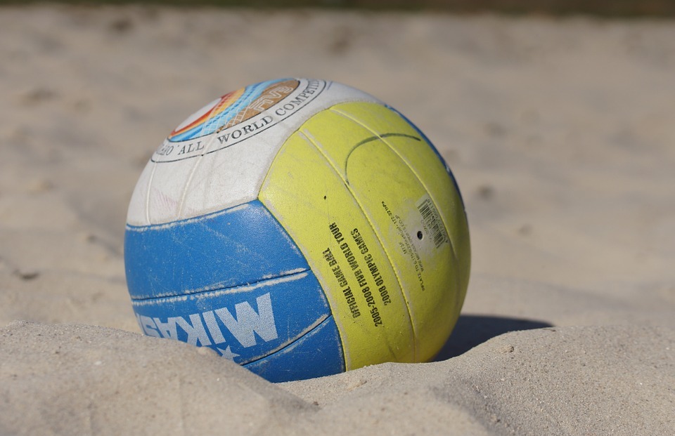 ball, beach, volleyball