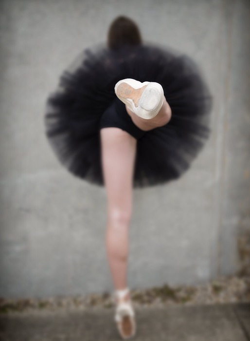ballerina, blurred, dancer