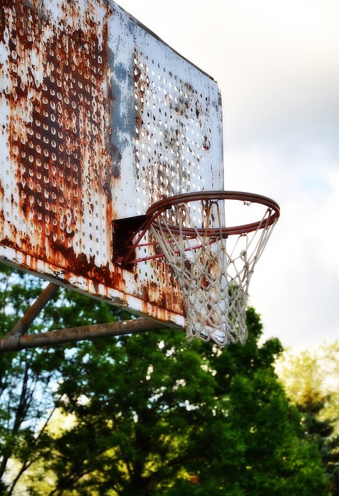 basketball, hoop, urban decay