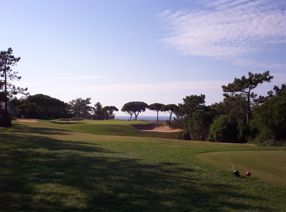 golf, algarve, landscape
