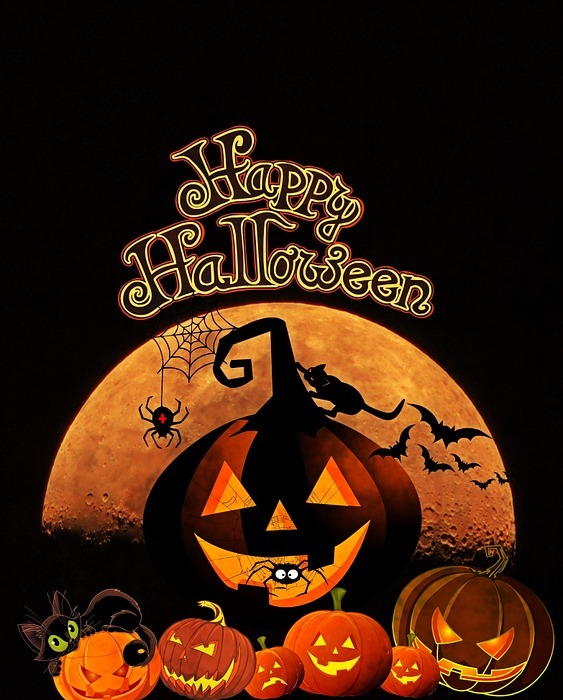 happy halloween, halloween, pumpkin