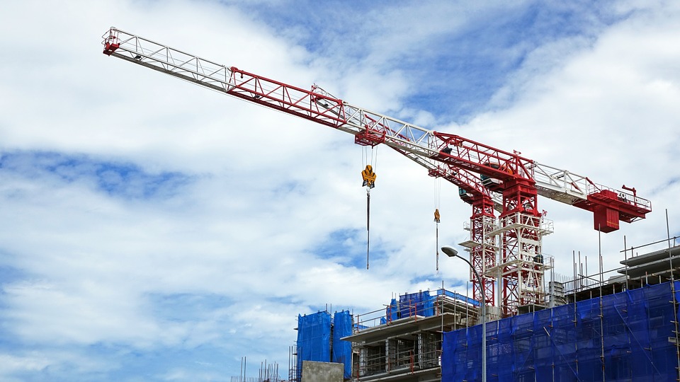 construction, site, cranes