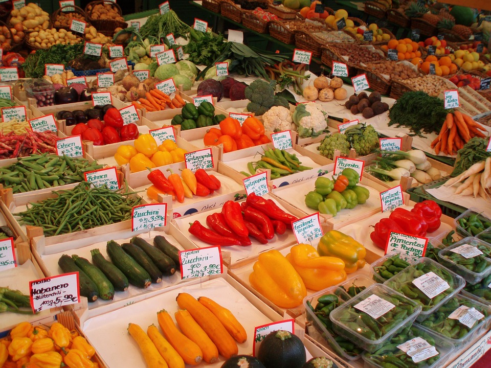 munich, viktualienmarkt, vegetables
