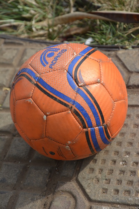 ball, football, orange ball
