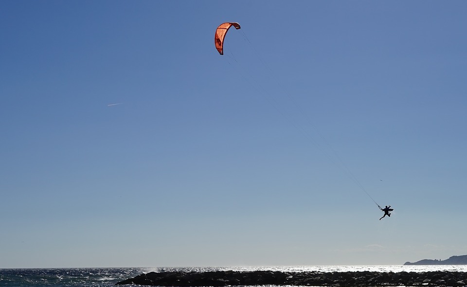 kite surfing, surf, water sports