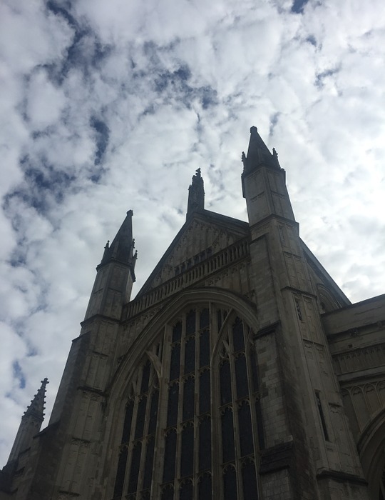 cathedral, sky, architecture