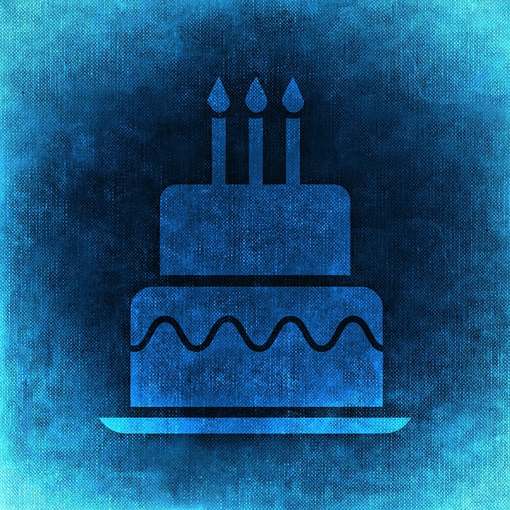 birthday, cake, abstract