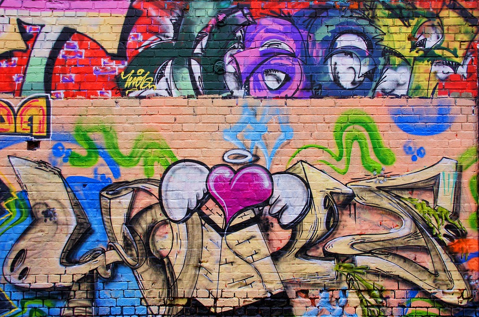 graffiti, wall painting, spray