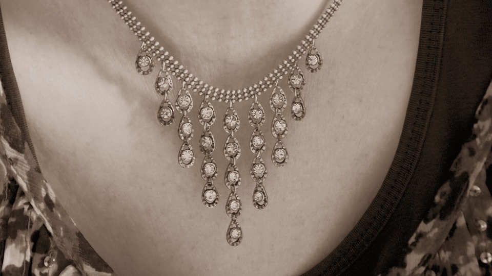 woman, neck, necklace
