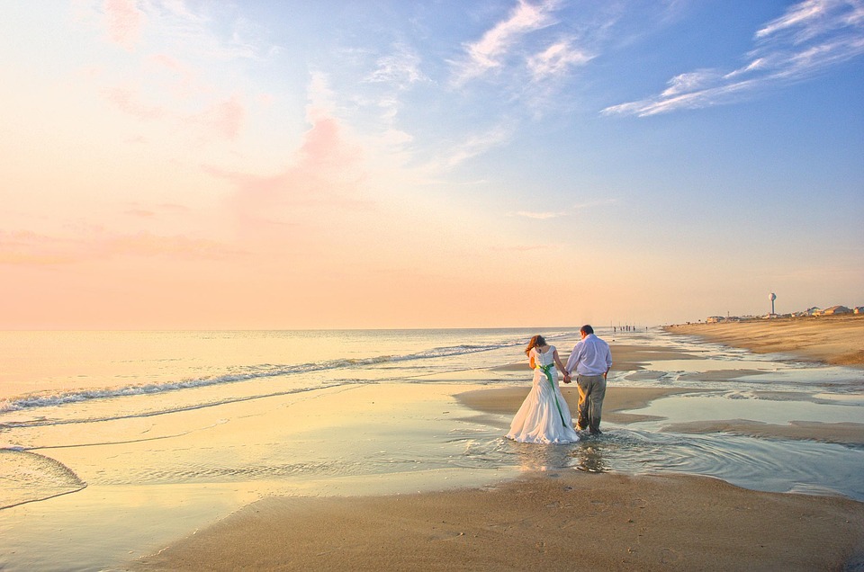 wedding, boyfriend, beach