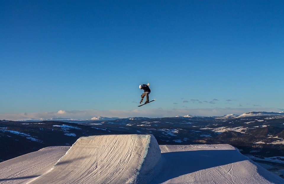 skiing, freestyle, jump