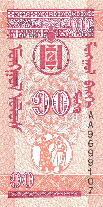 banknote, money, mongolia