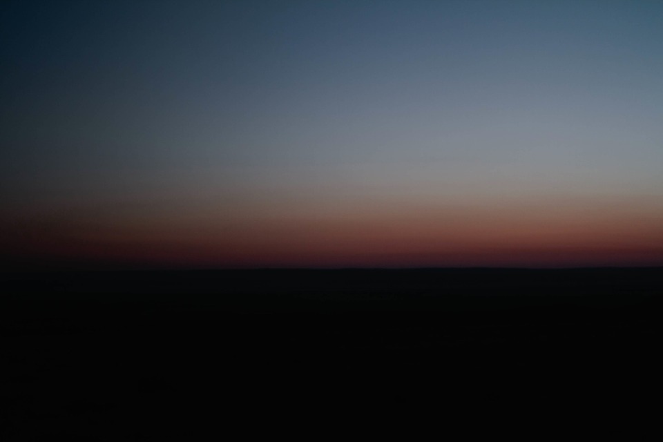 horizon, sky, sunset