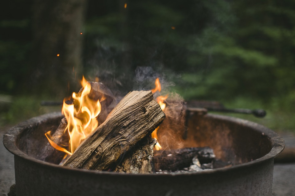 fire, chill, campfire