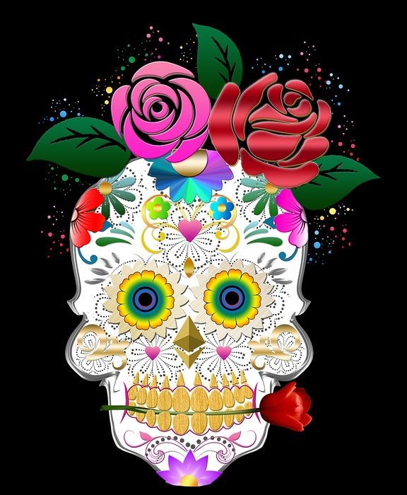 sugar skull, day of the dead, mexican tradition