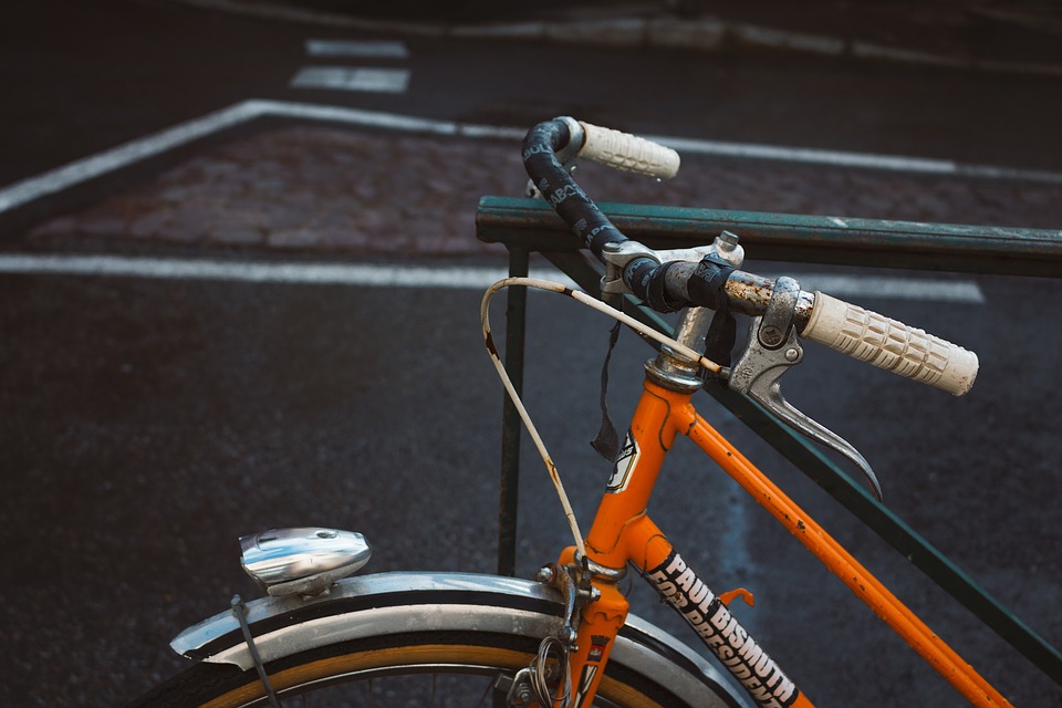 bicycle, bike, handlebars
