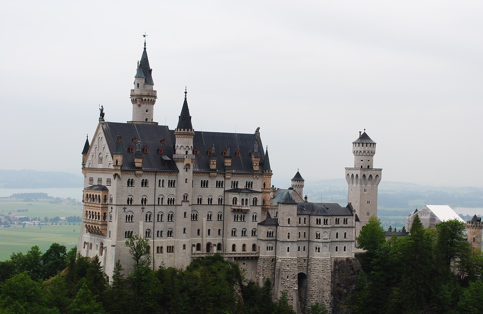 castle, travel, germany