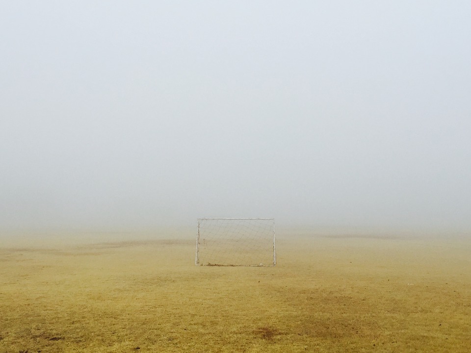 goal, soccer, field