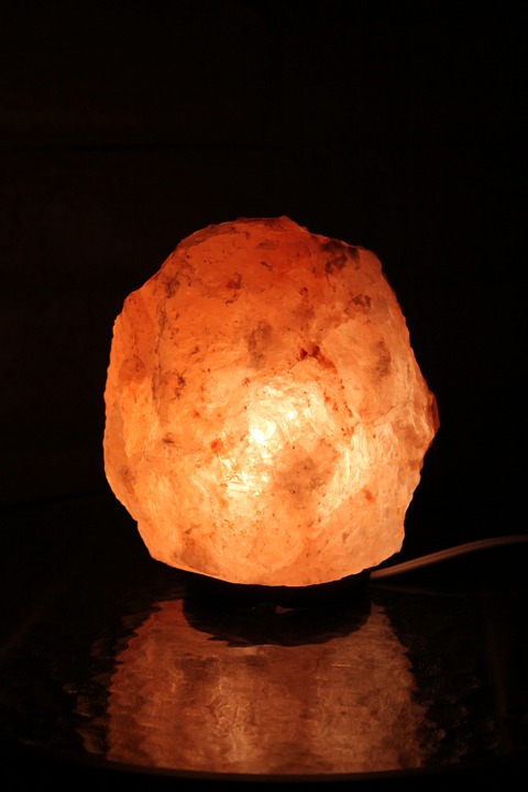 himalayan salt lamp, glow, health