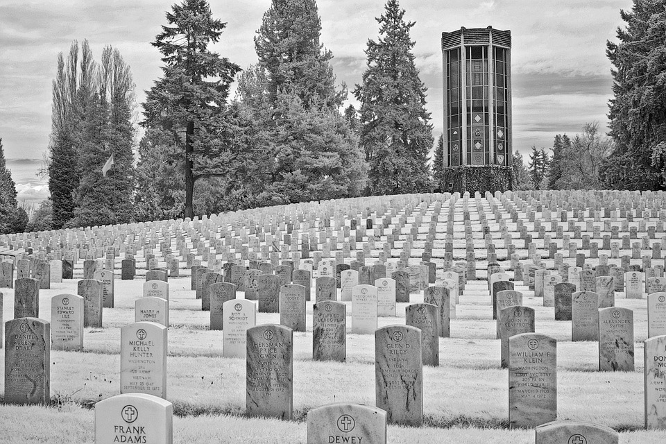 seattle, cemetery, military