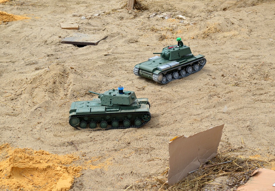 tank model, tank battle, toy fight Stock Image Everypixel