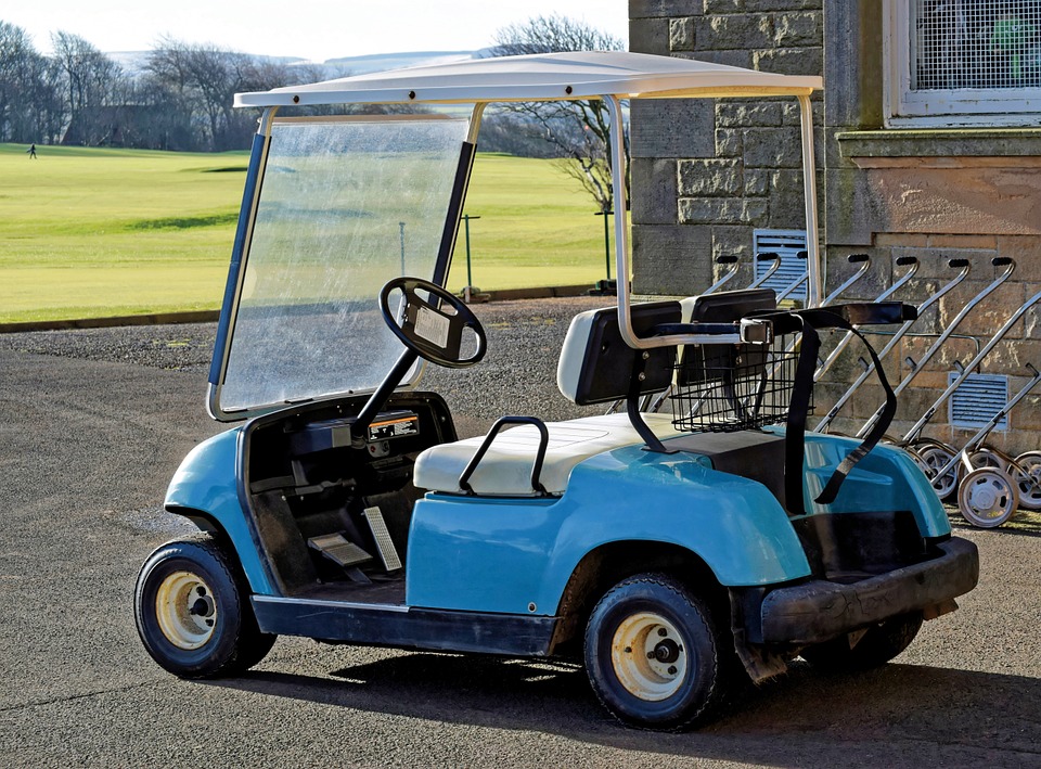 golf, buggy, cart